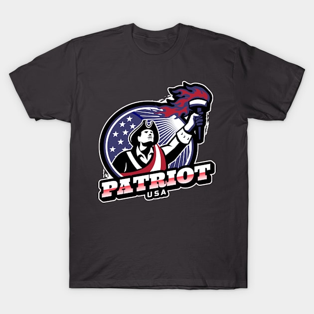 USA Patriot Election T-Shirt by PlimPlom